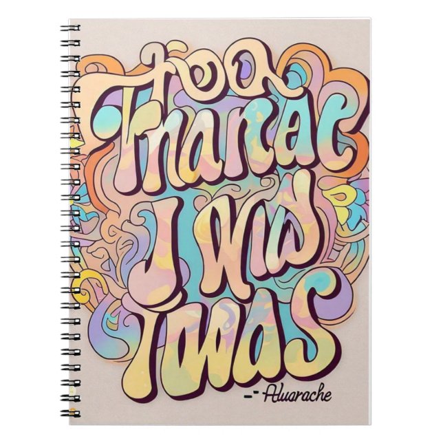 "Elegant Echoes" Notizblock (Vorderseite)