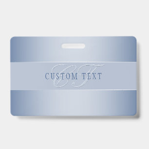 Elegant Editable Monogram Script Writing   Blau Ausweis