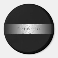 Elegant Editable Monogram Script Writing | Schwarz