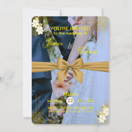 Elegant Editable Wedding Einladung