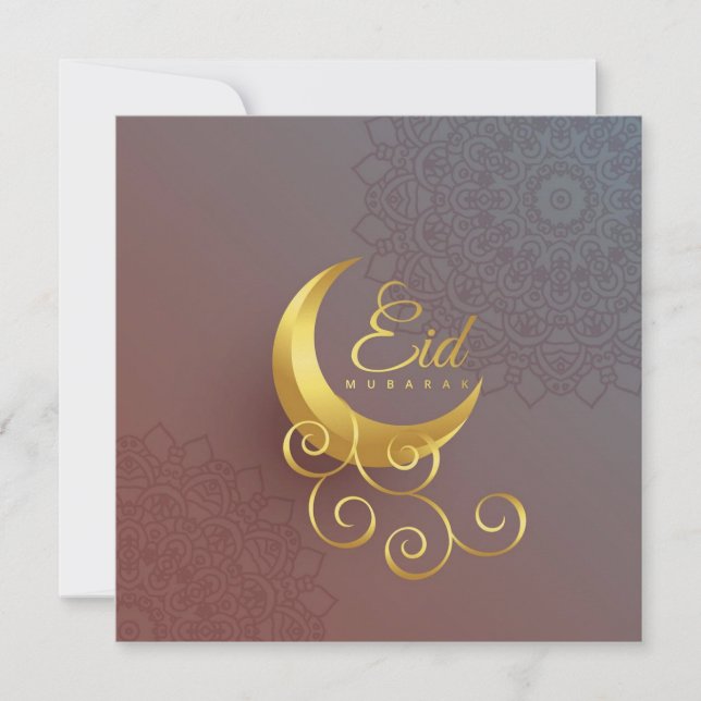Elegant Eid al-Fitr Crescent Moon (Vorderseite)