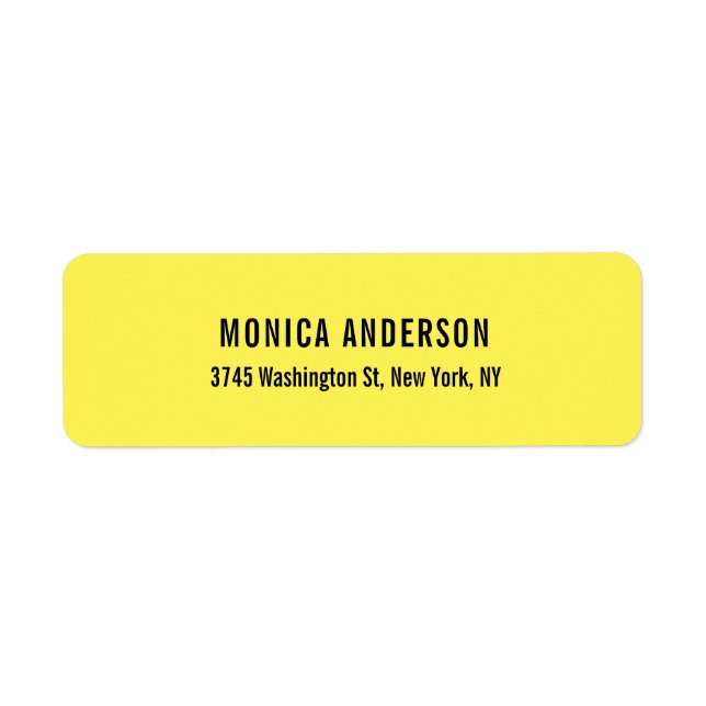 Elegant einfach gelb einzigartig Original Beruflic (Vorne)