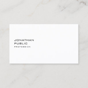 Elegant Einfaches Schlichtes Beruflich Modernes Mi Visitenkarte