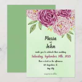 Elegant Einzigartig Chic Romantischer Minimalistis Einladung