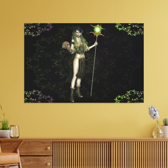 Elegant Elf Frau Canvas Print Picture 23 Leinwanddruck (Insitu (Wohnzimmer))