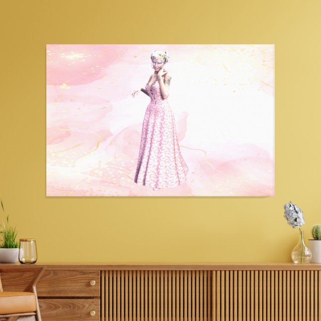 Elegant Elf Frau Canvas Print Picture 24 Leinwanddruck (Insitu (Wohnzimmer))