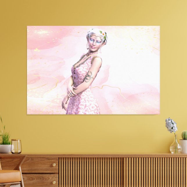 Elegant Elf Frau Canvas Print Picture 25 Leinwanddruck (Insitu (Wohnzimmer))