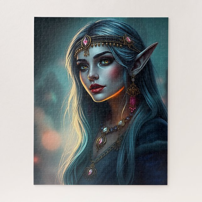 Elegant Elf Portrait Jigsaw Puzzle (Vertikal)