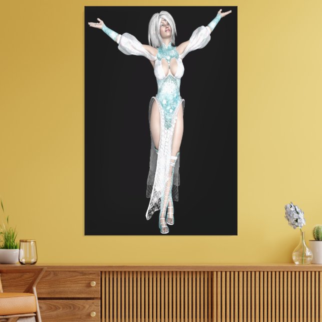 Elegant Elf Woman Canvas Print Picture 37 Leinwanddruck (Insitu (Wohnzimmer))