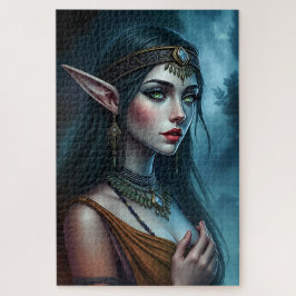 Elegant Elven Beauty Jigsaw Puzzle