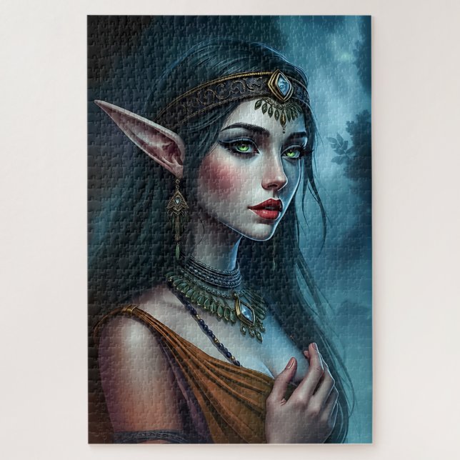 Elegant Elven Beauty Jigsaw Puzzle (Vertikal)
