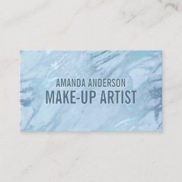 Elegant Emerald Blue Marble | Visitenkarte