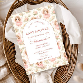 Elegant Enchanted Fairy Baby Shower Einladung