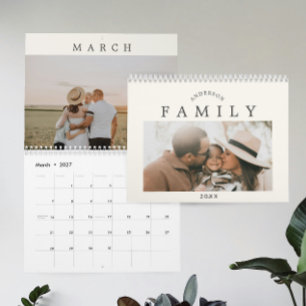 Elegant Erdiges Erstellen Sie Ihr eigenes modernes Kalender