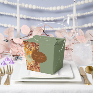 Elegant,Erntedankfest, Herbstlaub,Rustikal Geschenkschachtel