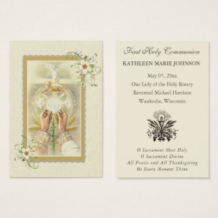 Elegant Erste Heilige Kommunion Erinnerung an Heil