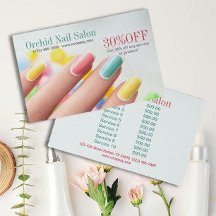 Elegant Esthetician WELLNESS-CENTER Nail Salon Pri Flyer