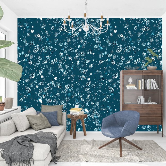 Elegant Ethereal Serene Turquoise Tapete (Elegant Ethereal Serene Turquoise Wallpaper)