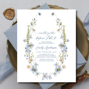Elegant etwas Blau bevor ich Brautparty mache