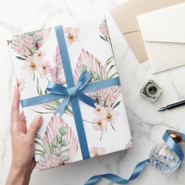 Elegant Eucaliptus Muster Geschenkpapier (Schenken)