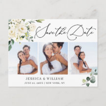 Elegant Eucalyptus 3 FOTO Hochzeit Speichern Sie d