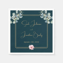 Elegant Eucalyptus Greenerage Foliage Wedding Serviette