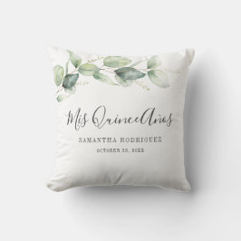 Elegant Eucalyptus Greenerity Blätter Mis Quince A Kissen