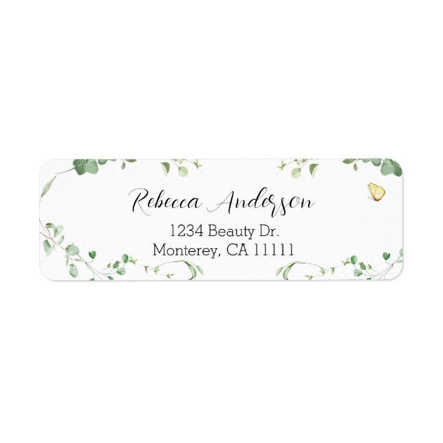 Elegant Eucalyptus Greenery Bridal (Vorne)