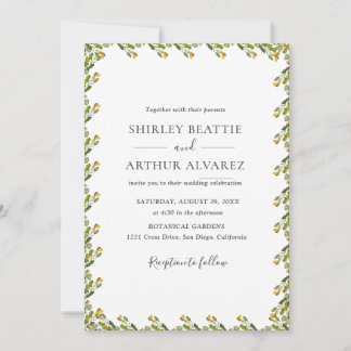 Elegant Eucalyptus Greenery Wedding Einladung
