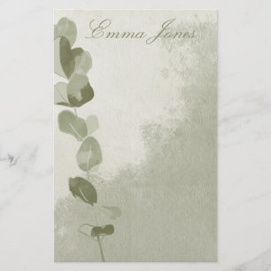 Elegant Eucalyptus Leaf Briefpapier