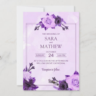 Elegant Eucalyptus Simple Wedding Einladung