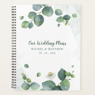 Elegant Eukalyptus Greenery Botanische Hochzeit Planer