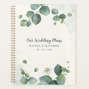 Elegant Eukalyptus Greenery Botanische Hochzeit Planer