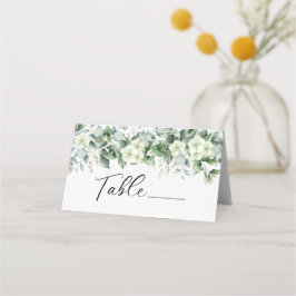 Elegant Eukalyptus Greenery Botanische Hochzeit Platzkarte