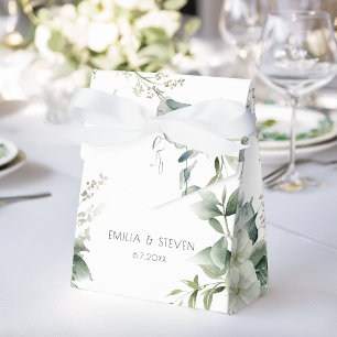 Elegant Eukalyptus Greenery Geschenkschachtel