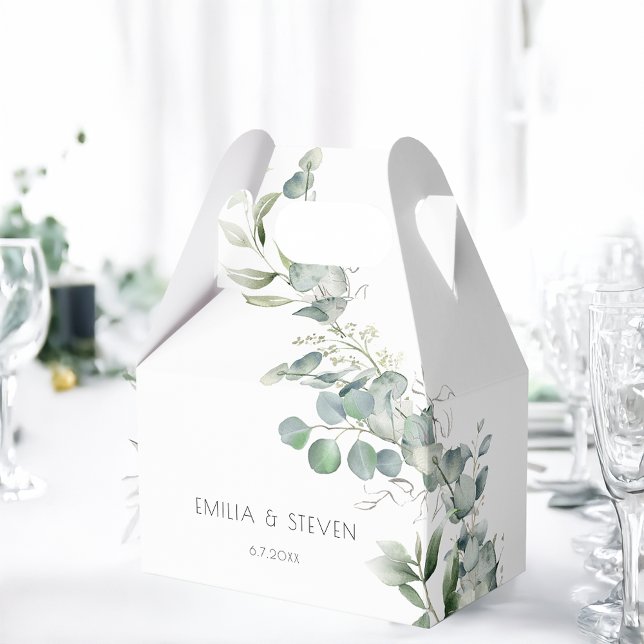 Elegant Eukalyptus Greenery Geschenkschachtel (Von Creator hochgeladen)