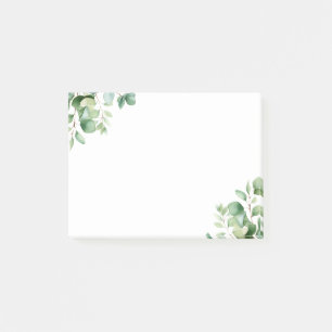 Elegant Eukalyptus Greenery Post-it Klebezettel