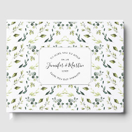Elegant Eukalyptus & Greenery Wedding Gästebuch