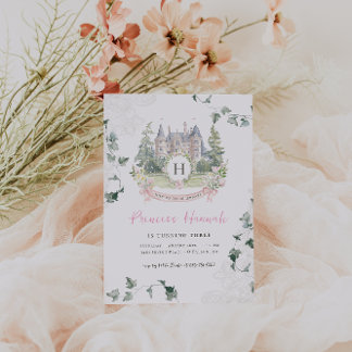 Elegant Fairy Tale | Princess Birthday Party Einladung