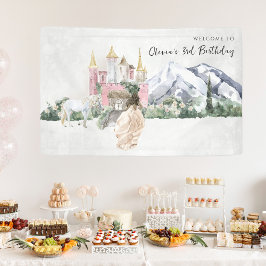 Elegant Fairy Tale | Princess Birthday Willkommen Banner