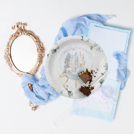 Elegant Fairy Tale | Winterprinzessin Geburtstag Pappteller