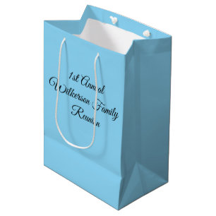 Elegant Family Wiedersehen Blue Mittlere Geschenktüte