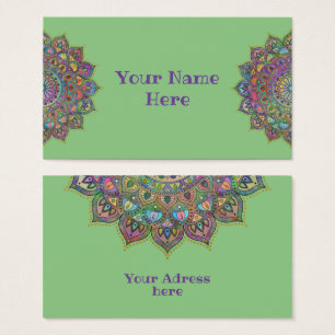 Elegant farbenfrohe Mandala Indien Stil 1
