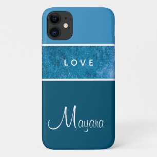 Elegant Fashion Navy Blue Phone Case für Mädchen