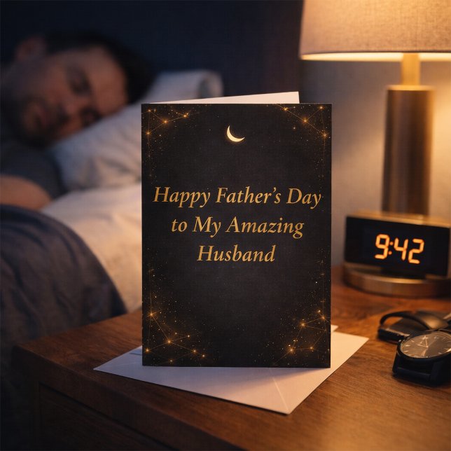 Elegant Father’s Day Card for Husband from Wife Karte (Von Creator hochgeladen)