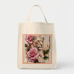 "Elegant Feral Charm" Tragetasche