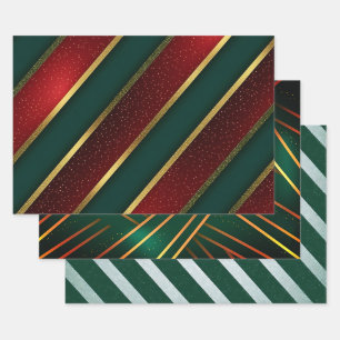 Elegant Festive Geschenkpapier Set