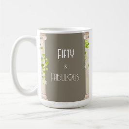 Elegant Fifty Fabulous Geburtstag Griechisches The Kaffeetasse