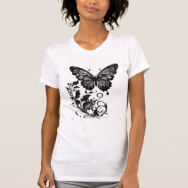 Elegant Filigree Butterfly T-Shirt