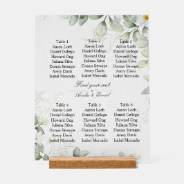 Elegant “Find Your Seat” Wedding Sign Acrylschild